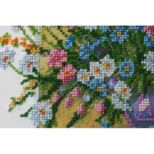 Main Bead Embroidery Kit Summer aroma-2 (Flowers), AB-391 by Abris Art - buy online! ✿ Fast delivery ✿ Factory price ✿ Wholesale and retail ✿ Purchase Great kits for embroidery with beads