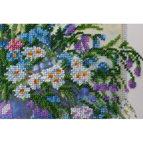 Main Bead Embroidery Kit Summer aroma-2 (Flowers), AB-391 by Abris Art - buy online! ✿ Fast delivery ✿ Factory price ✿ Wholesale and retail ✿ Purchase Great kits for embroidery with beads