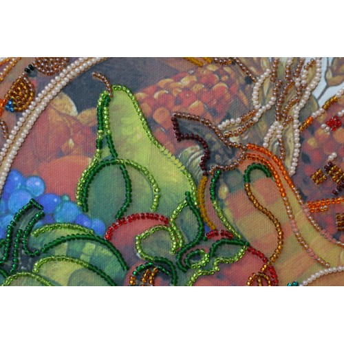 Main Bead Embroidery Kit Cornucopia (Deco Scenes), AB-394 by Abris Art - buy online! ✿ Fast delivery ✿ Factory price ✿ Wholesale and retail ✿ Purchase Great kits for embroidery with beads