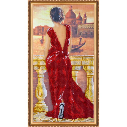 Набір для вишивання бісером на натуральному художньому холсті Вечірня набережна, AB-395 від Абрис Арт - купити з доставкою ✿ Найкраща ціна від виробника ✿ Оптом та в роздріб ✿ Придбати Великі набори для вишивки бісером