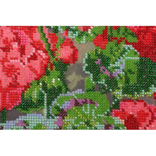 Main Bead Embroidery Kit Cranes bill (Flowers), AB-396 by Abris Art - buy online! ✿ Fast delivery ✿ Factory price ✿ Wholesale and retail ✿ Purchase Great kits for embroidery with beads