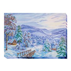 Main Bead Embroidery Kit Winter morning (Winter tale)