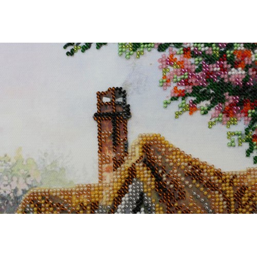 Main Bead Embroidery Kit Home Sweet Home (Landscapes), AB-403 by Abris Art - buy online! ✿ Fast delivery ✿ Factory price ✿ Wholesale and retail ✿ Purchase Great kits for embroidery with beads
