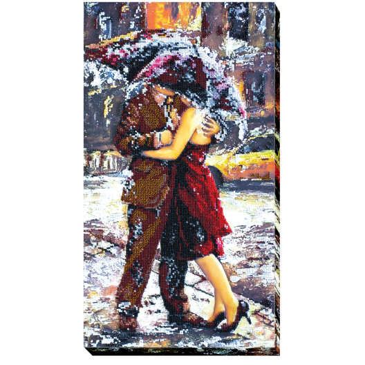 Main Bead Embroidery Kit Love story – 2 (Romanticism), AB-406 by Abris Art - buy online! ✿ Fast delivery ✿ Factory price ✿ Wholesale and retail ✿ Purchase Great kits for embroidery with beads