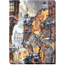 Main Bead Embroidery Kit December snowing (Landscapes)