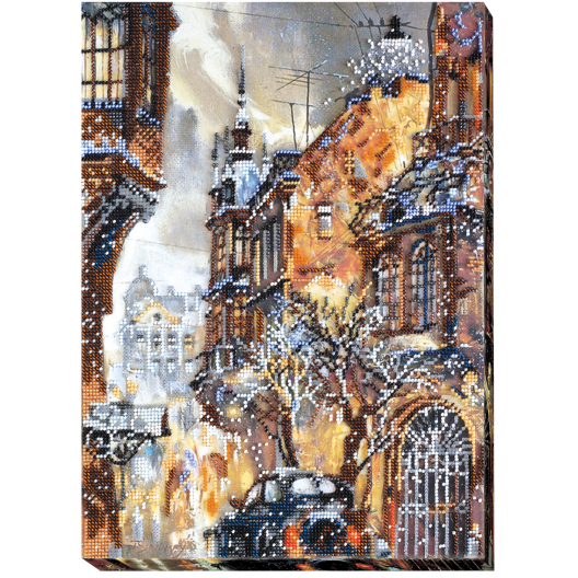 Main Bead Embroidery Kit December snowing (Landscapes), AB-409 by Abris Art - buy online! ✿ Fast delivery ✿ Factory price ✿ Wholesale and retail ✿ Purchase Great kits for embroidery with beads Main Bead Embroidery Kit December snowing (Landscapes), AB-409 by Abris Art - buy online! ✿ Fast delivery ✿ Factory price ✿ Wholesale and retail ✿ Purchase Great kits for embroidery with beads