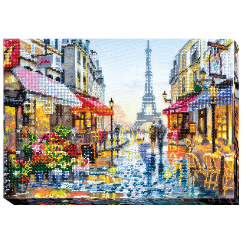 Main Bead Embroidery Kit After the rain (Landscapes), AB-411 by Abris Art - buy online! ✿ Fast delivery ✿ Factory price ✿ Wholesale and retail ✿ Purchase Great kits for embroidery with beads