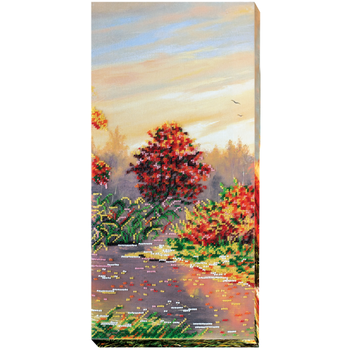 Autumn scenes-2, AB-413 by Abris Art - buy online! ✿ Fast delivery ✿ Factory price ✿ Wholesale and retail ✿ Purchase Great kits for embroidery with beads