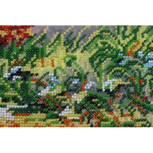 Main Bead Embroidery Kit Autumn scenes-3 (Landscapes), AB-414 by Abris Art - buy online! ✿ Fast delivery ✿ Factory price ✿ Wholesale and retail ✿ Purchase Great kits for embroidery with beads