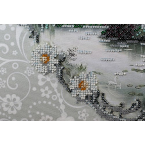 Main Bead Embroidery Kit Afloat house (Landscapes), AB-415 by Abris Art - buy online! ✿ Fast delivery ✿ Factory price ✿ Wholesale and retail ✿ Purchase Great kits for embroidery with beads