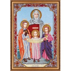 Main Bead Embroidery Kit St.Vera, Nadegda, Lubov and their Mother Sophia (Icons)