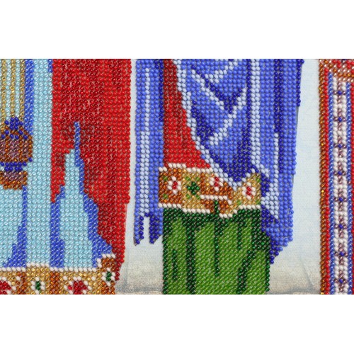 Набір для вишивання бісером на натуральному художньому холсті Святі мученики Гурій, Авів і Самон, AB-422 від Абрис Арт - купити з доставкою ✿ Найкраща ціна від виробника ✿ Оптом та в роздріб ✿ Придбати Великі набори для вишивки бісером