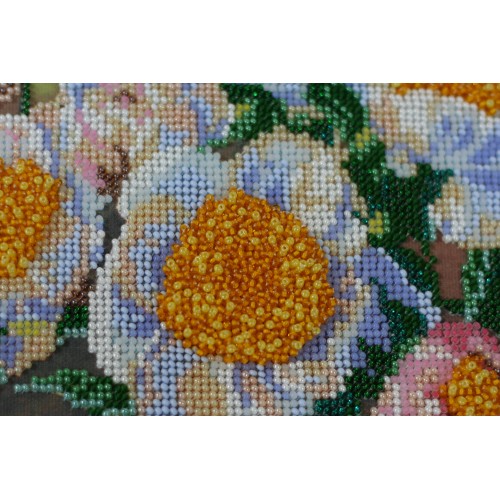 Fancy peonies, AB-427 by Abris Art - buy online! ✿ Fast delivery ✿ Factory price ✿ Wholesale and retail ✿ Purchase Great kits for embroidery with beads