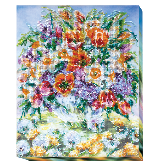 Набір для вишивання бісером на натуральному художньому холсті Обіймай, AB-430 від Абрис Арт - купити з доставкою ✿ Найкраща ціна від виробника ✿ Оптом та в роздріб ✿ Придбати Великі набори для вишивки бісером