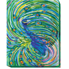 Main Bead Embroidery Kit Emerald whirlpool (Deco Scenes)