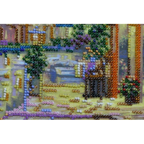 Main Bead Embroidery Kit Warm night (Landscapes), AB-435 by Abris Art - buy online! ✿ Fast delivery ✿ Factory price ✿ Wholesale and retail ✿ Purchase Great kits for embroidery with beads