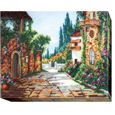 Main Bead Embroidery Kit Seaside street (Landscapes)