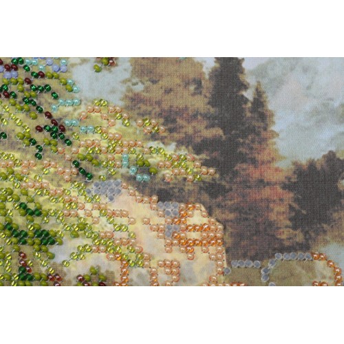 Main Bead Embroidery Kit Waterfall (Landscapes), AB-437 by Abris Art - buy online! ✿ Fast delivery ✿ Factory price ✿ Wholesale and retail ✿ Purchase Great kits for embroidery with beads