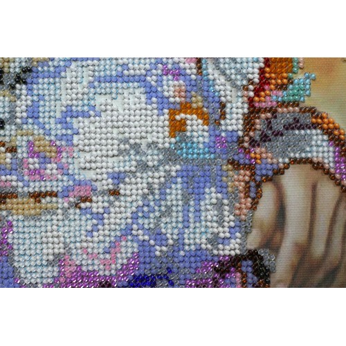 Main Bead Embroidery Kit Spring mood (People), AB-439 by Abris Art - buy online! ✿ Fast delivery ✿ Factory price ✿ Wholesale and retail ✿ Purchase Great kits for embroidery with beads