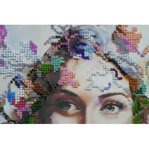 Main Bead Embroidery Kit Spring mood (People), AB-439 by Abris Art - buy online! ✿ Fast delivery ✿ Factory price ✿ Wholesale and retail ✿ Purchase Great kits for embroidery with beads