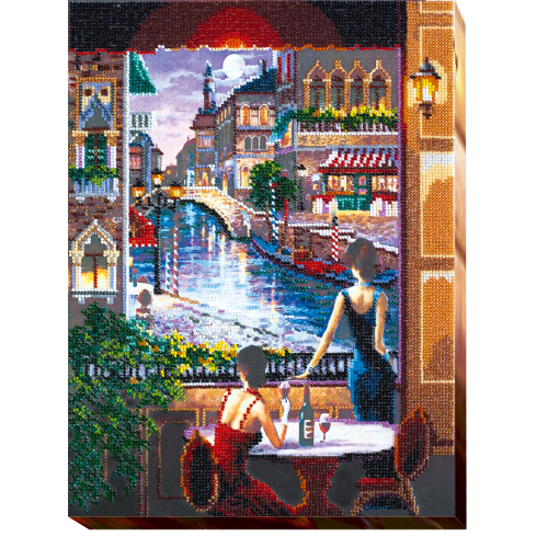 Main Bead Embroidery Kit Playmates (Romanticism), AB-444 by Abris Art - buy online! ✿ Fast delivery ✿ Factory price ✿ Wholesale and retail ✿ Purchase Great kits for embroidery with beads