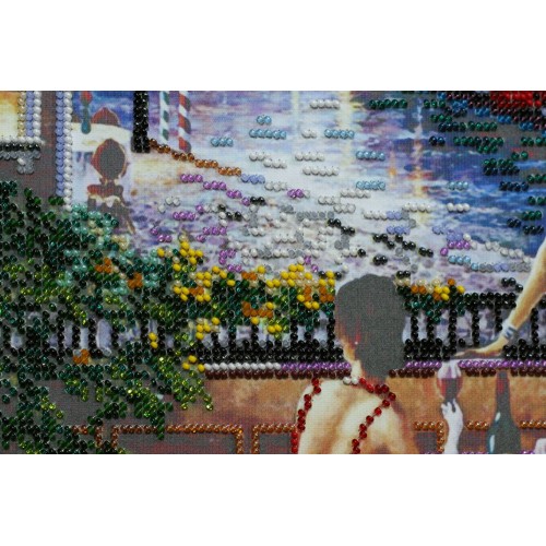 Main Bead Embroidery Kit Playmates (Romanticism), AB-444 by Abris Art - buy online! ✿ Fast delivery ✿ Factory price ✿ Wholesale and retail ✿ Purchase Great kits for embroidery with beads