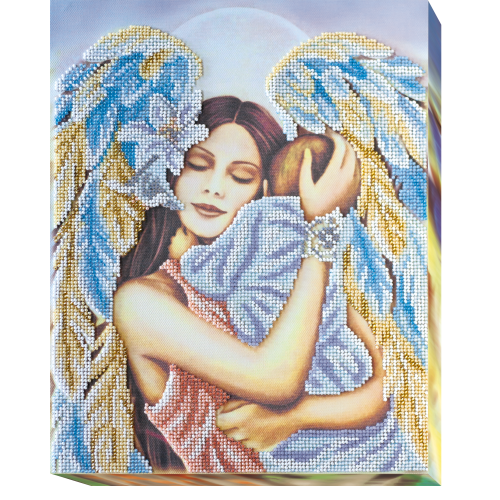 Набір для вишивання бісером на натуральному художньому холсті Радість материнства, AB-446 від Абрис Арт - купити з доставкою ✿ Найкраща ціна від виробника ✿ Оптом та в роздріб ✿ Придбати Великі набори для вишивки бісером