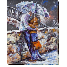 Набір для вишивання бісером на натуральному художньому холсті "Неоромантика"