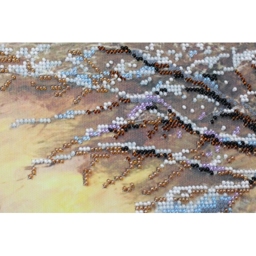 Main Bead Embroidery Kit Crystal winter (Winter tale), AB-454 by Abris Art - buy online! ✿ Fast delivery ✿ Factory price ✿ Wholesale and retail ✿ Purchase Great kits for embroidery with beads