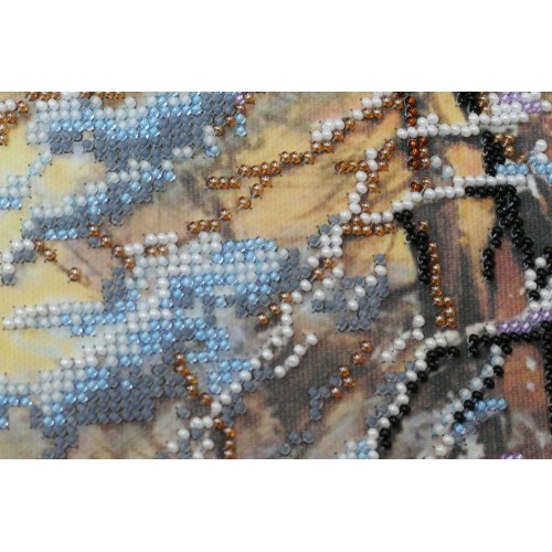 Main Bead Embroidery Kit Crystal winter (Winter tale), AB-454 by Abris Art - buy online! ✿ Fast delivery ✿ Factory price ✿ Wholesale and retail ✿ Purchase Great kits for embroidery with beads