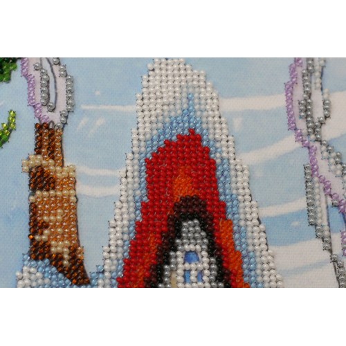 Main Bead Embroidery Kit Fabulous winter - 1 (Winter tale), AB-457 by Abris Art - buy online! ✿ Fast delivery ✿ Factory price ✿ Wholesale and retail ✿ Purchase Great kits for embroidery with beads