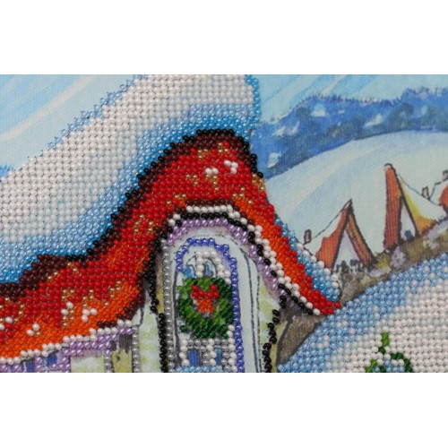 Main Bead Embroidery Kit Fabulous winter - 2 (Winter tale), AB-458 by Abris Art - buy online! ✿ Fast delivery ✿ Factory price ✿ Wholesale and retail ✿ Purchase Great kits for embroidery with beads
