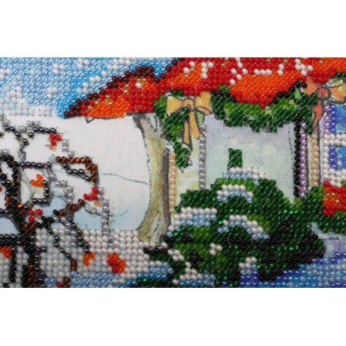 Main Bead Embroidery Kit Fabulous winter - 2 (Winter tale), AB-458 by Abris Art - buy online! ✿ Fast delivery ✿ Factory price ✿ Wholesale and retail ✿ Purchase Great kits for embroidery with beads