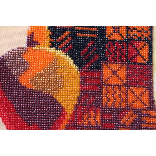 Main Bead Embroidery Kit Africa-1 (Deco Scenes), AB-466 by Abris Art - buy online! ✿ Fast delivery ✿ Factory price ✿ Wholesale and retail ✿ Purchase Great kits for embroidery with beads