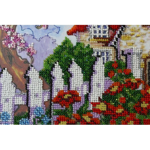 Main Bead Embroidery Kit Fabulous summer (Landscapes), AB-469 by Abris Art - buy online! ✿ Fast delivery ✿ Factory price ✿ Wholesale and retail ✿ Purchase Great kits for embroidery with beads