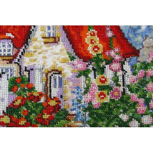 Main Bead Embroidery Kit Fabulous summer (Landscapes), AB-469 by Abris Art - buy online! ✿ Fast delivery ✿ Factory price ✿ Wholesale and retail ✿ Purchase Great kits for embroidery with beads
