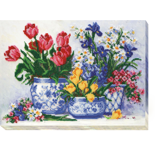 Набір для вишивання бісером на натуральному художньому холсті Духмяний хоровод, AB-470 від Абрис Арт - купити з доставкою ✿ Найкраща ціна від виробника ✿ Оптом та в роздріб ✿ Придбати Великі набори для вишивки бісером