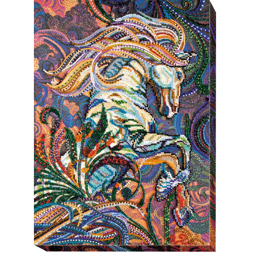 Main Bead Embroidery Kit Triumph (Animals), AB-477 by Abris Art - buy online! ✿ Fast delivery ✿ Factory price ✿ Wholesale and retail ✿ Purchase Great kits for embroidery with beads