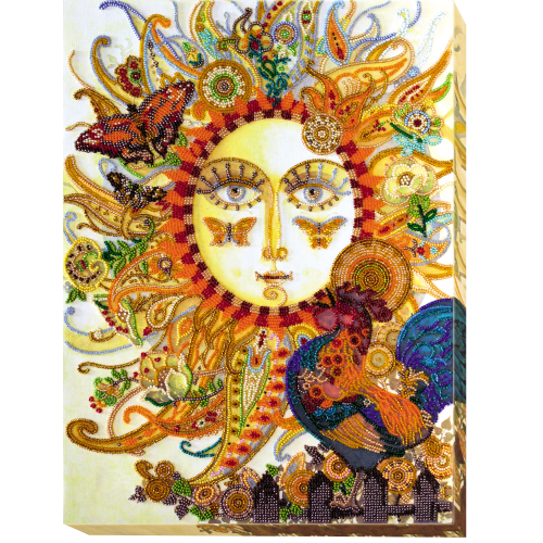 Main Bead Embroidery Kit Sunrise (Deco Scenes), AB-480 by Abris Art - buy online! ✿ Fast delivery ✿ Factory price ✿ Wholesale and retail ✿ Purchase Great kits for embroidery with beads