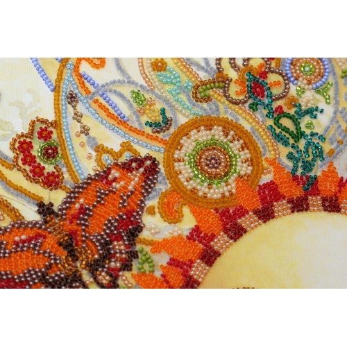 Main Bead Embroidery Kit Sunrise (Deco Scenes), AB-480 by Abris Art - buy online! ✿ Fast delivery ✿ Factory price ✿ Wholesale and retail ✿ Purchase Great kits for embroidery with beads