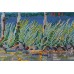 Main Bead Embroidery Kit Fire in sky blue - 2 (Landscapes), AB-486 by Abris Art - buy online! ✿ Fast delivery ✿ Factory price ✿ Wholesale and retail ✿ Purchase Great kits for embroidery with beads