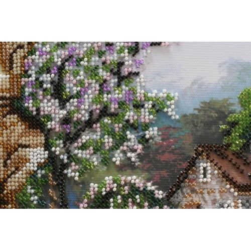 Main Bead Embroidery Kit Watery waste (Landscapes), AB-493 by Abris Art - buy online! ✿ Fast delivery ✿ Factory price ✿ Wholesale and retail ✿ Purchase Great kits for embroidery with beads