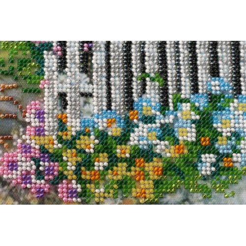 Набір для вишивання бісером на натуральному художньому холсті Будиночок на озері, AB-495 від Абрис Арт - купити з доставкою ✿ Найкраща ціна від виробника ✿ Оптом та в роздріб ✿ Придбати Великі набори для вишивки бісером