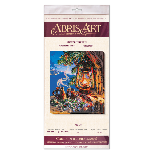 Набір для вишивання бісером на натуральному художньому холсті Вечірній чай, AB-500 від Абрис Арт - купити з доставкою ✿ Найкраща ціна від виробника ✿ Оптом та в роздріб ✿ Придбати Великі набори для вишивки бісером Набір для вишивання бісером на натуральному художньому холсті Вечірній чай, AB-500 від Абрис Арт - купити з доставкою ✿ Найкраща ціна від виробника ✿ Оптом та в роздріб ✿ Придбати Великі набори для вишивки бісером