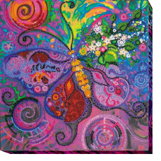 Main Bead Embroidery Kit Fly of butterfly (Deco Scenes)