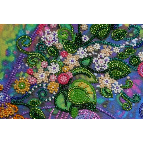 Main Bead Embroidery Kit Fly of butterfly (Deco Scenes), AB-504 by Abris Art - buy online! ✿ Fast delivery ✿ Factory price ✿ Wholesale and retail ✿ Purchase Great kits for embroidery with beads