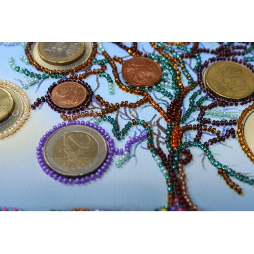 Набір для вишивання бісером на натуральному художньому холсті Грошове дерево, AB-508 від Абрис Арт - купити з доставкою ✿ Найкраща ціна від виробника ✿ Оптом та в роздріб ✿ Придбати Великі набори для вишивки бісером