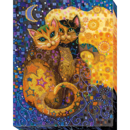 Main Bead Embroidery Kit Cats kiss (Landscapes), AB-510 by Abris Art - buy online! ✿ Fast delivery ✿ Factory price ✿ Wholesale and retail ✿ Purchase Great kits for embroidery with beads Main Bead Embroidery Kit Cats kiss (Landscapes), AB-510 by Abris Art - buy online! ✿ Fast delivery ✿ Factory price ✿ Wholesale and retail ✿ Purchase Great kits for embroidery with beads