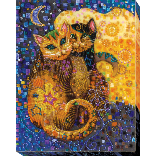 Main Bead Embroidery Kit Cats kiss (Landscapes), AB-510 by Abris Art - buy online! ✿ Fast delivery ✿ Factory price ✿ Wholesale and retail ✿ Purchase Great kits for embroidery with beads Main Bead Embroidery Kit Cats kiss (Landscapes), AB-510 by Abris Art - buy online! ✿ Fast delivery ✿ Factory price ✿ Wholesale and retail ✿ Purchase Great kits for embroidery with beads