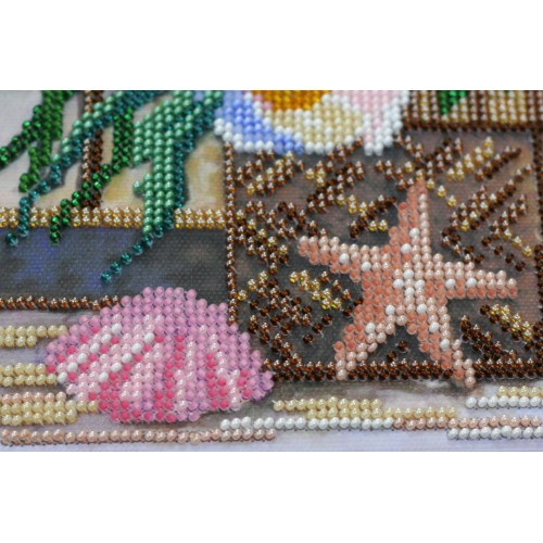 Main Bead Embroidery Kit On the coast (Still life), AB-515 by Abris Art - buy online! ✿ Fast delivery ✿ Factory price ✿ Wholesale and retail ✿ Purchase Great kits for embroidery with beads